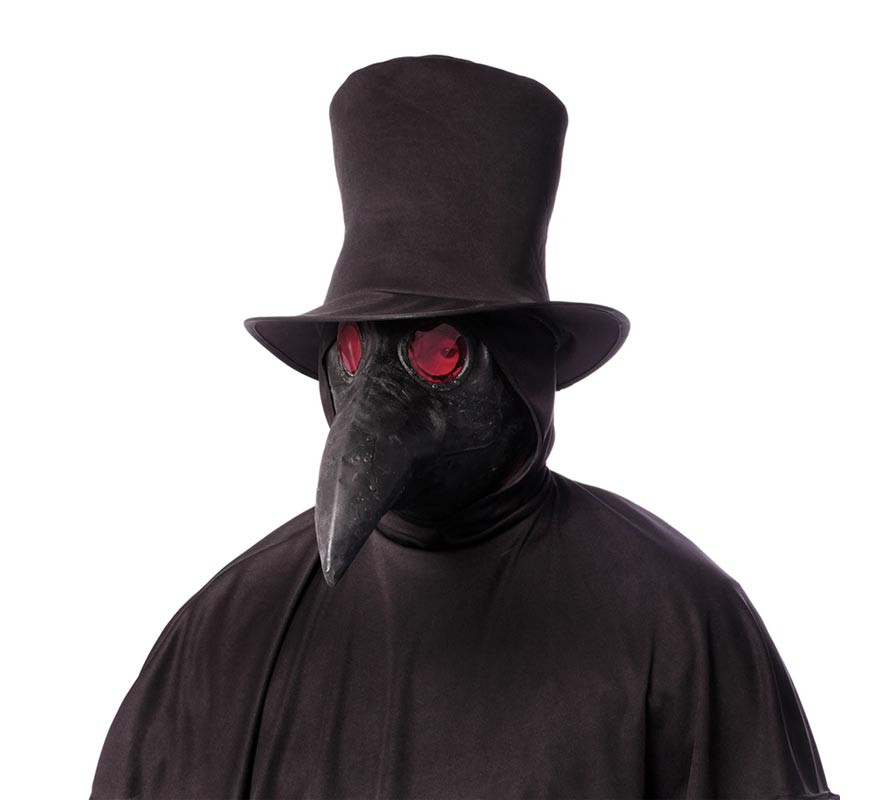 Máscara de látex da peste negra