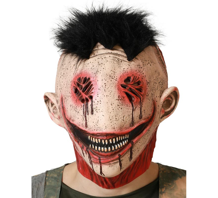 Máscara de monstro sem olhos de látex