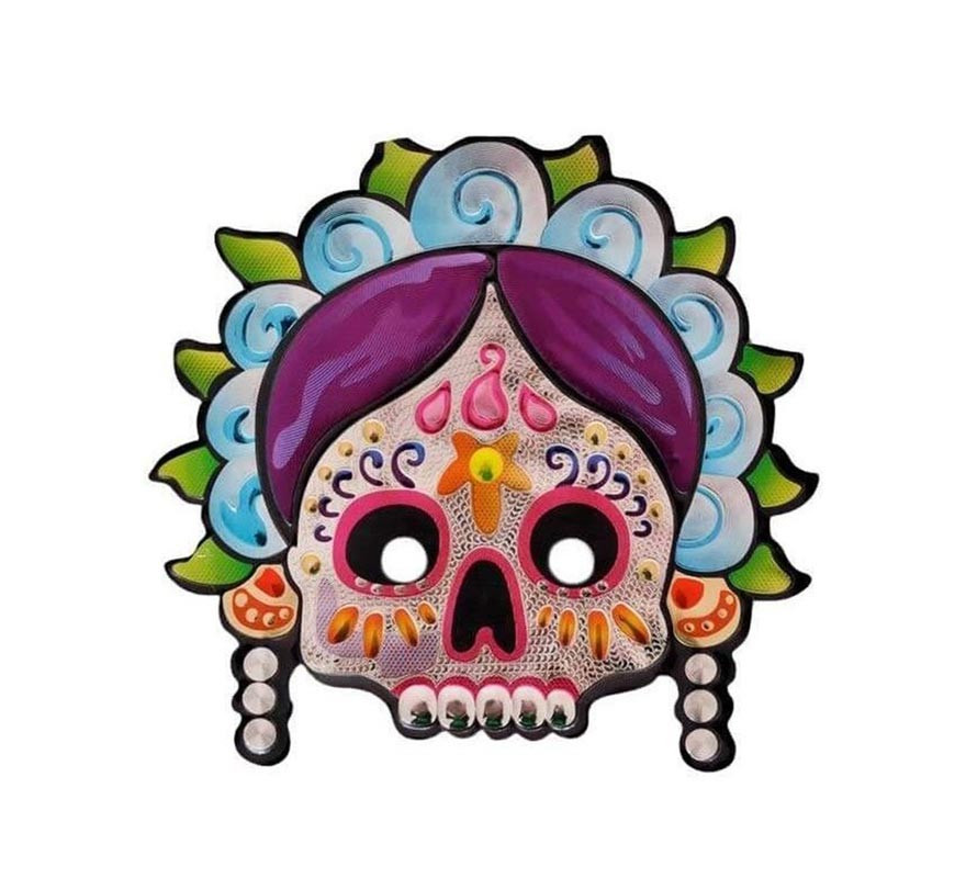 Metallic Day of the Dead Women's Mask Metallic Day of the Dead Women's Mask