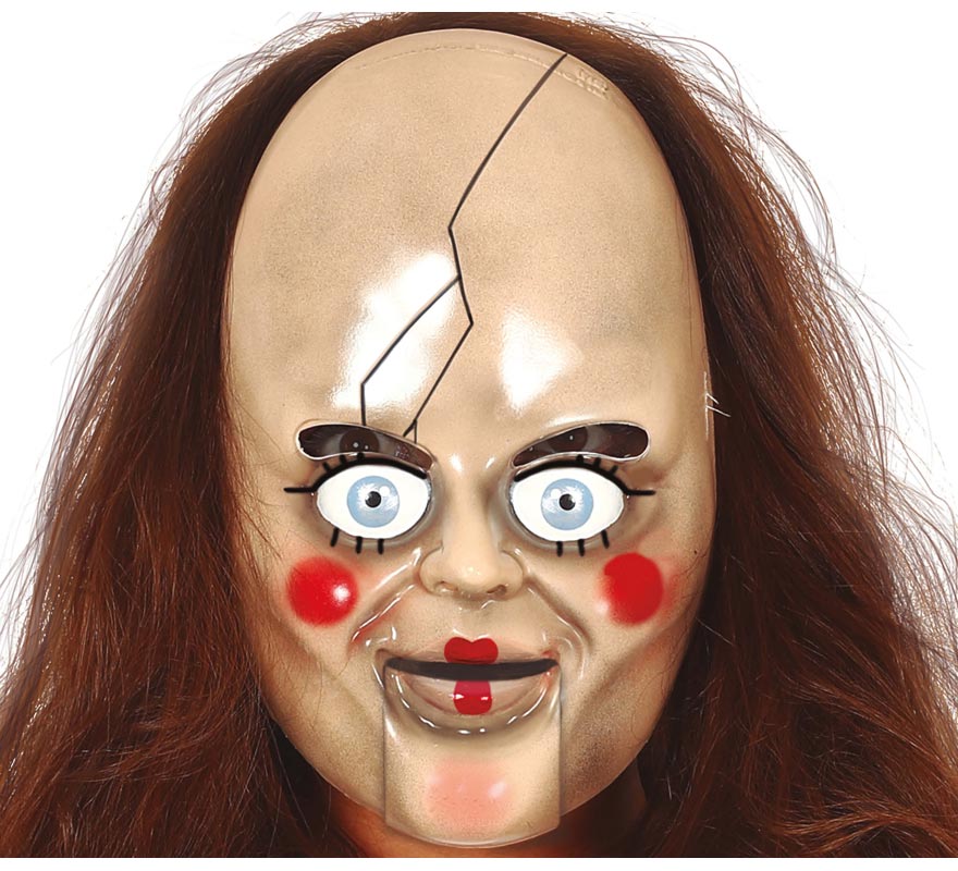 Máscara de boneca de terror