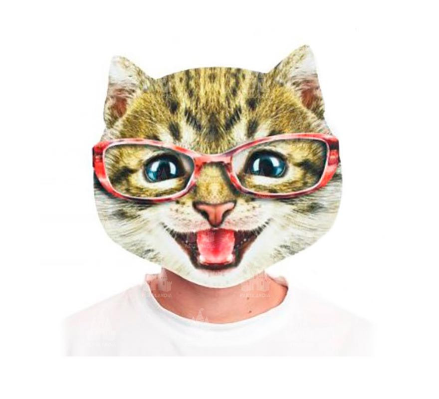 Printed cat mask Printed cat mask
