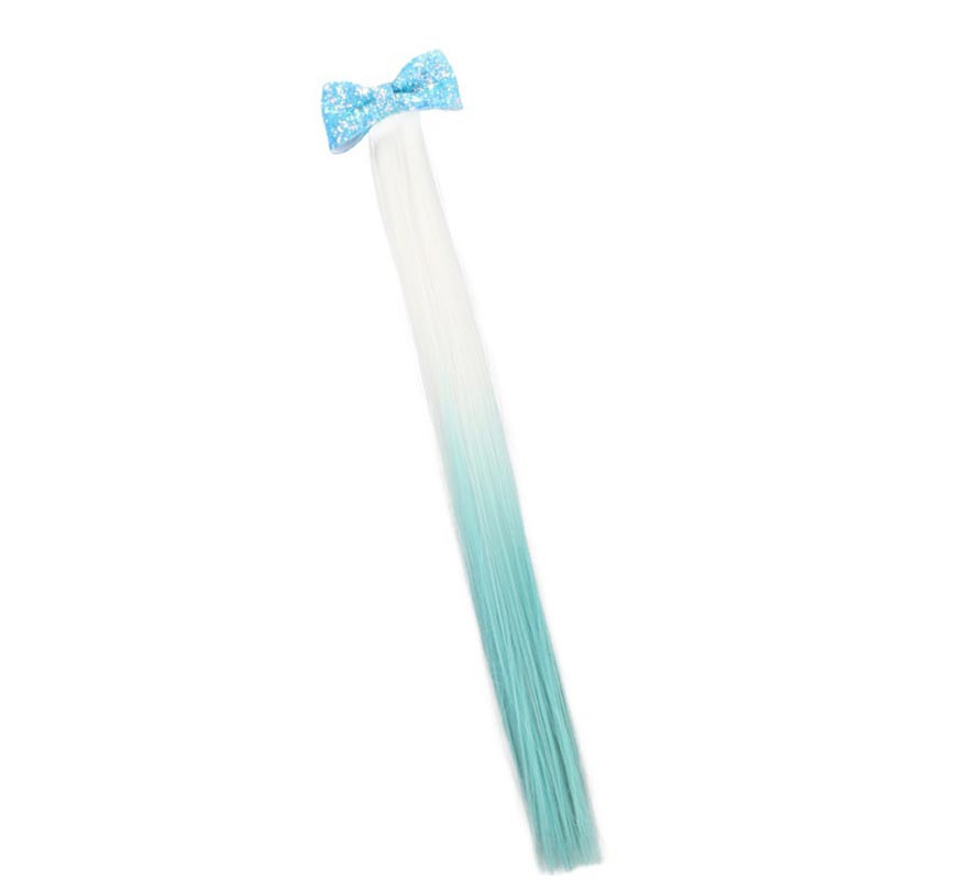 Pacote com laço de glitter azul