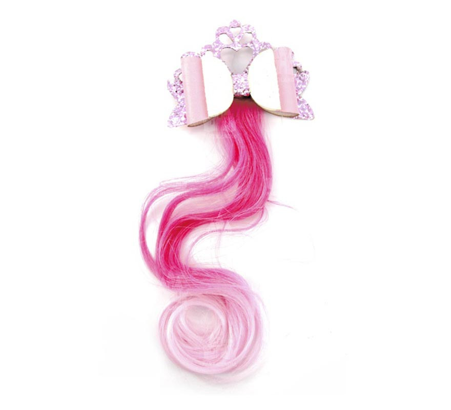 Tuft with Fuchsia and Pink Princess Bow