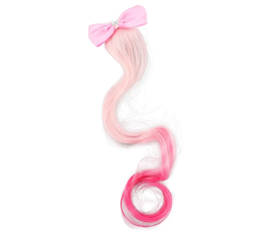 Tuft with pink and fuchsia bow