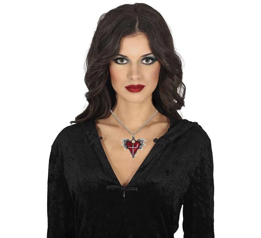 Medalhão Coração Gótico de 5 cm