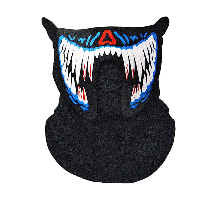 Bloody Denture Half Mask LED lighting