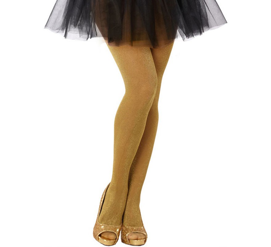 Meias douradas para adultos