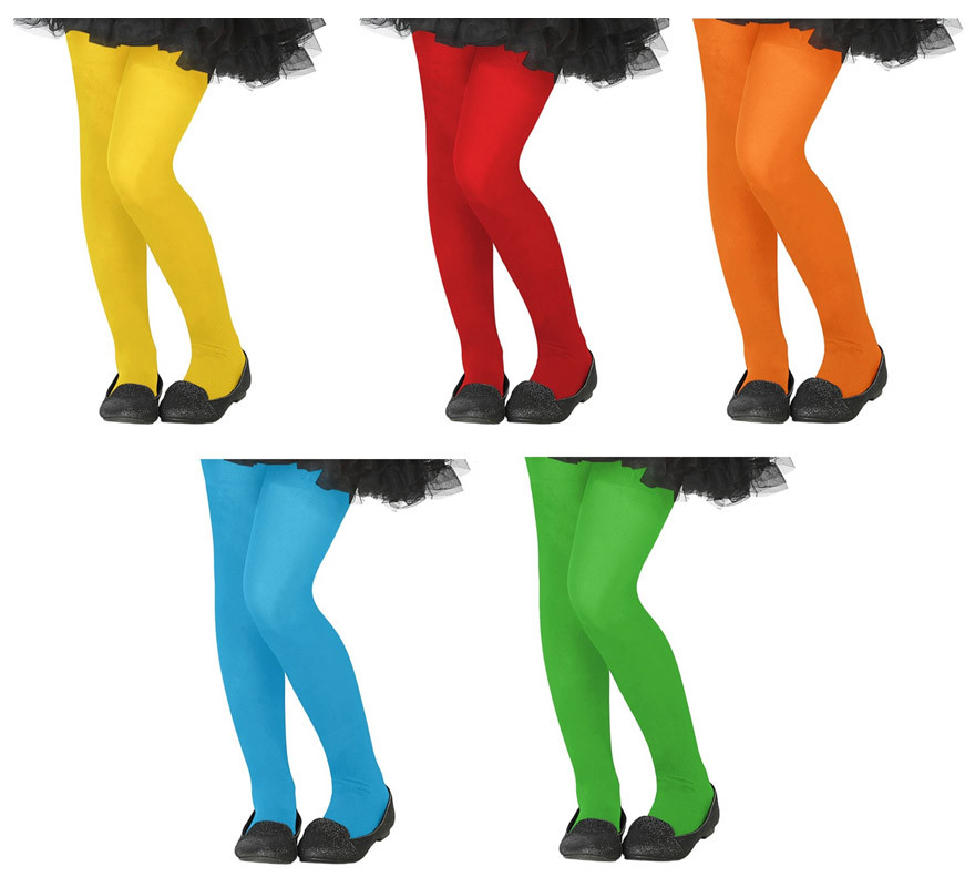 Meia-calça infantil opaca em várias cores Meia-calça infantil opaca em várias cores