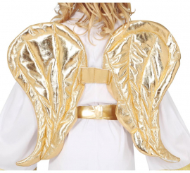 Asas de anjo de ouro 50x40 cm