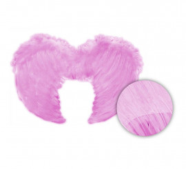 Pink Feather Wings 80X60 cm