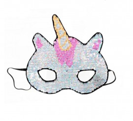 Máscara de unicórnio brilho