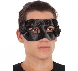 Máscara Negra Steampunk