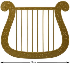 Harpa ou ouro Lira 28x23 cm