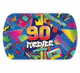 Bandeja Plástica Anos 90 39x24 cm