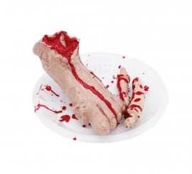 Bloody Foot and Toe Tray