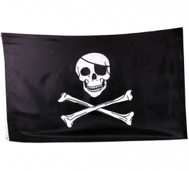 Bandeira pirata de 150x91 cm