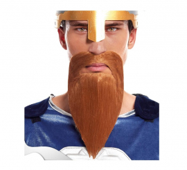 Barba lisa estilo gota marrom claro