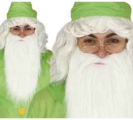 Barba e bigode brancos