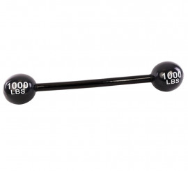 Strongman bar black weights 120 cm