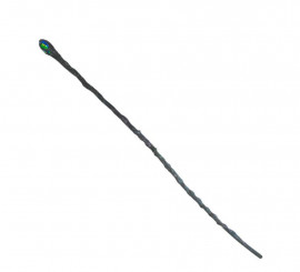 Cajado de bruxa torto de 140 cm