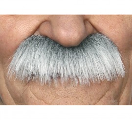 Military Sergeant's graying mustache