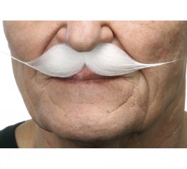 White Vintage Mustache