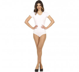 White short sleeve bodysuit or jersey for women