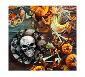 32 cm Plastic Fearsome Skulls Bowl