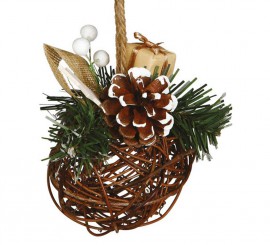 Bola de vime de 10 cm