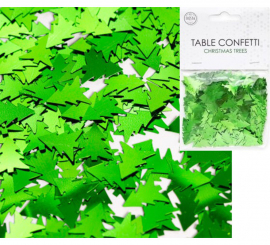14 g Green Christmas Tree Table Confetti Bag