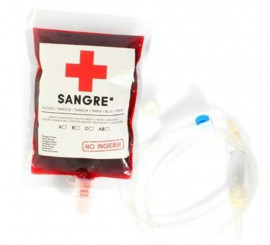 250ml Fake Blood Transfusion Bag