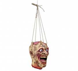 Zombie Head Latex Pendant 28 cm