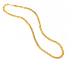 Thin golden chain