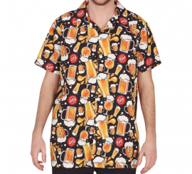 Camisa adulta com estampa de cerveja