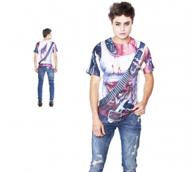 Camiseta masculina com estampa de Halloween