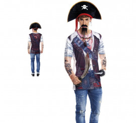 Men's Pirate Print T-shirt
