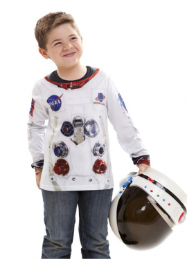 T-shirt de astronauta para criança