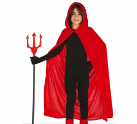 Moletom com capuz de veludo vermelho para crianças 100 cm