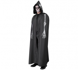 150cm Hooded Skeleton Cape