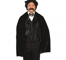 Black Velvet Cape 100 cm