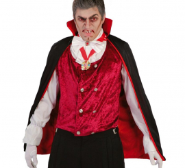 Manto de vampiro de 90cm para o Dia das Bruxas