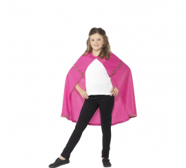 Pink cape for girl