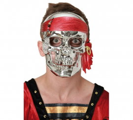 Máscara de Caveira Metálica