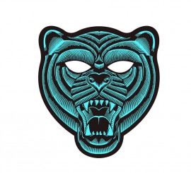 Tiger mask LED lighting