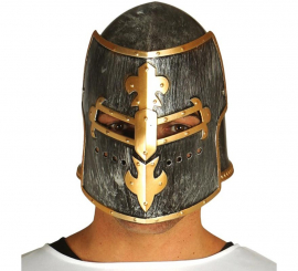 Capacete de cavaleiro medieval