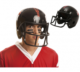 American Football Player Helmet