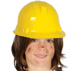 Capacete de Trabalhador Amarelo