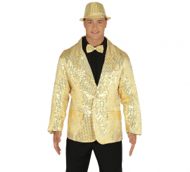 Men's Gold Sequin Jacket