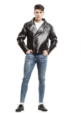 Casaco preto T-Birds para homem