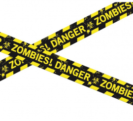 600cm Zombie Danger Police Tape